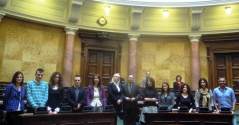 19 March 2013 National Assembly Secretary General Jana Ljubicic and the fifth generation of interns